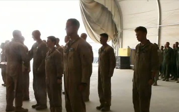 Marine Light Attack Helicopter Squadron 267 Awards Combat Aircrew Wings