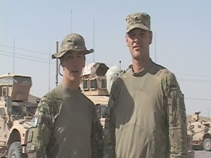 Sgt. Jason Nichols and Pfc. Dominic Sasser