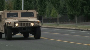 Oregon Military Police Convoy