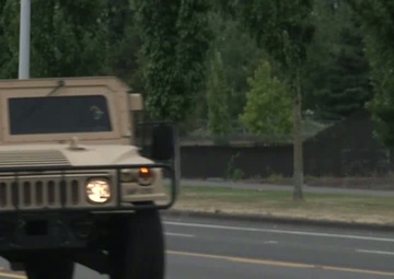 Oregon Military Police Convoy