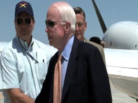 McCain Visits Yuma Proving Grounds