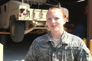 Wheeled Mechanic: Sgt. Ashley Plymale