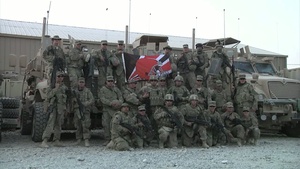 1484th Transportation Company Shouts-out "GO BROWNS"
