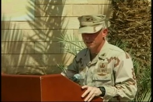 Mission Complete Ceremony