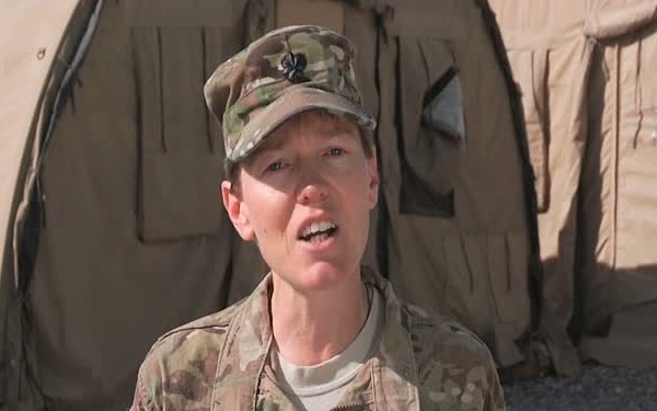 Lt. Col. Angela Buchanan Green Bay Packers Shout Ou