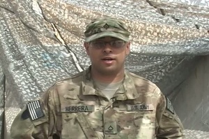 Pfc. Randy Herrera 9/11 Salute