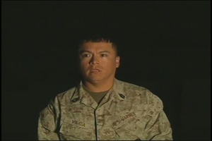 Gunnery Sgt. Moises E. Vilca - KWEX-TV (in Spanish)