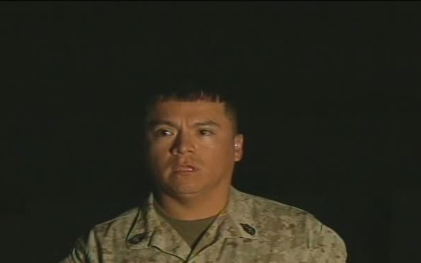 Gunnery Sgt. Moises E. Vilca - KWEX-TV (in Spanish)