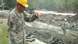 Maine Army National Guard Unit Helps with Road Repairs