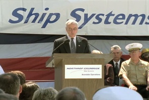 USS New York Keel Laying