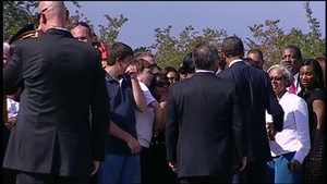 President Barack Obama at a 9/11 Tribute at the Pentagon