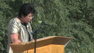 9/11 Ceremony in Kyrgyzstan with Kyrgyz President