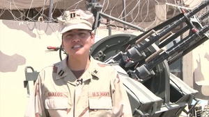 Navy Lt. Christine Avalos - Houston Astros