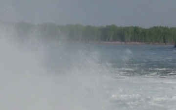 Garrison Spillway and Regulating Tunnels High Water