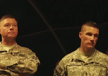 Secretary of the Army visits Blackjack Soldiers at COB Warhorse