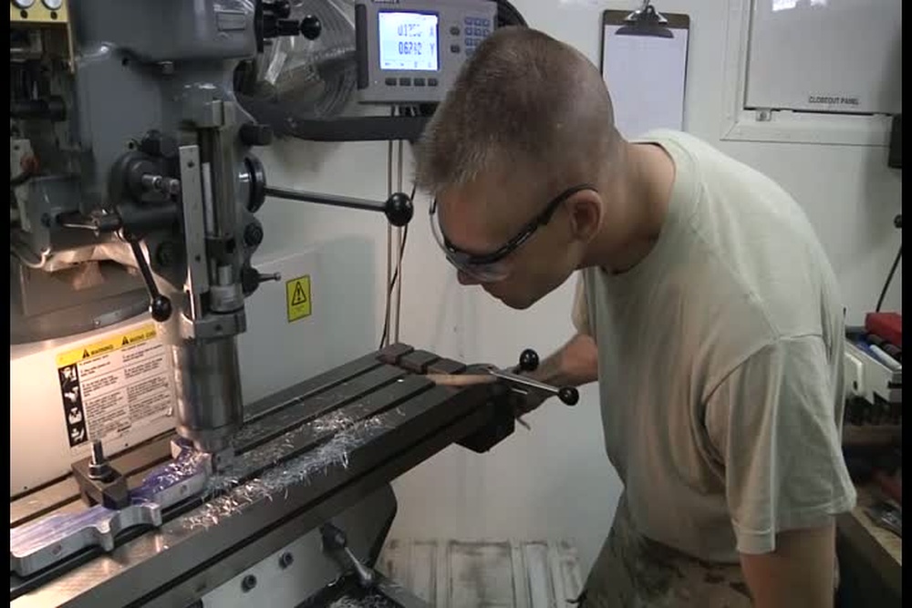 DVIDS Video Army Machine Shop At Kandahar Airfield Provides