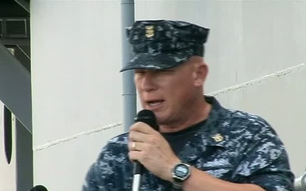 Pacific Fleet Master Chief Visits with Sasebo Sailors