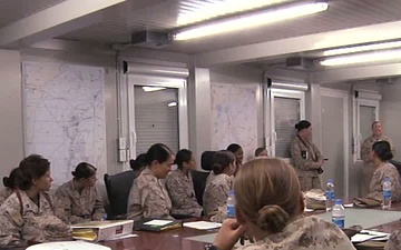 Chaplain of the Marine Corps Visits FET Marines at Camp Leatherneck, Helmand Province