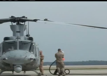 Helicopter Landing at MCAS Cherry Point