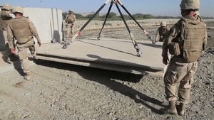 Musa Qal'eh Wadi Crossing Construction
