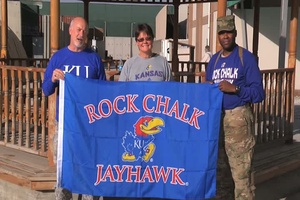 Kent Myers, Laura Myers and Maj. Sean Lanier