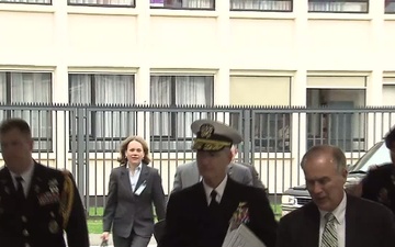 NATO DM Meeting Arrivals