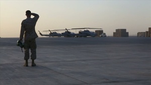 Sgt. Tyler Andreatta Working on the Flightline