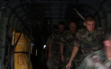 AMERCAL  helicopter boarding and debarking training on Marine Corps Base Hawaii, Kaneohe Bay