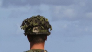 AMERCAL  foot patrols and mock ambush training on Marine Corps Base Hawaii, Kaneohe Ba
