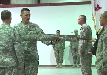 364th ESC Uncasing Ceremony B-roll