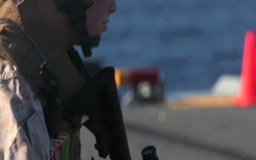 MPs conduct small arms fire training aboard Bonhomme Richard, Part 2