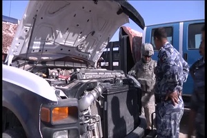 Iraqi Police checkpoint