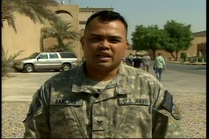 Petty Officer 2nd Class David Sanluis