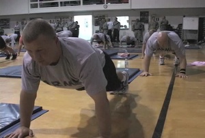 Tony Horton at Camp Bondsteel