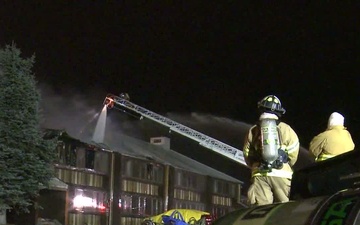 JBER Firefighters Respond to Fire