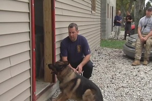 2011 International Police Work Dog Association National Workshop at Muscatatuck Urban Training Complex B-Roll #1