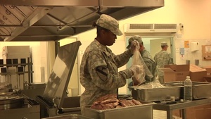 Black Jack Soldiers Take Over DFAC Operations at Joint Base Balad