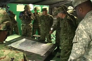 Commanding General Of USAJ Visits Orient Shield 11