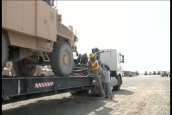 Leaving Iraq: Preparing a convoy