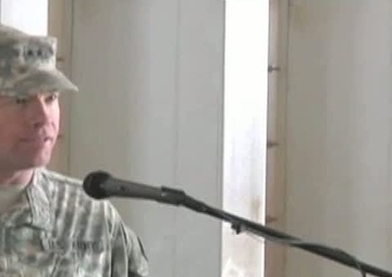 Task Force Ironhorse Casing Ceremony - Speeches