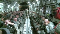 First Infantry Division Soldiers Depart Iraq via Sather Air Base