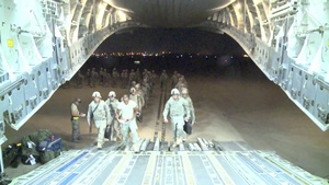 1st Infantry Soldiers Depart Iraq