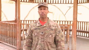 Army Lt. Col. Patrick Howard shoutout to Clemson University