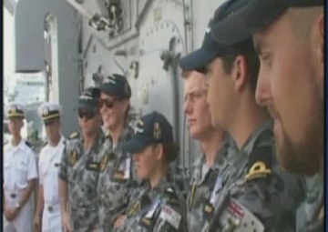 All Hands Update: Australians Visit USS Defender in Singapore