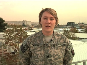 Petty Officer Amy Cantrell - Veterans Day Greeting
