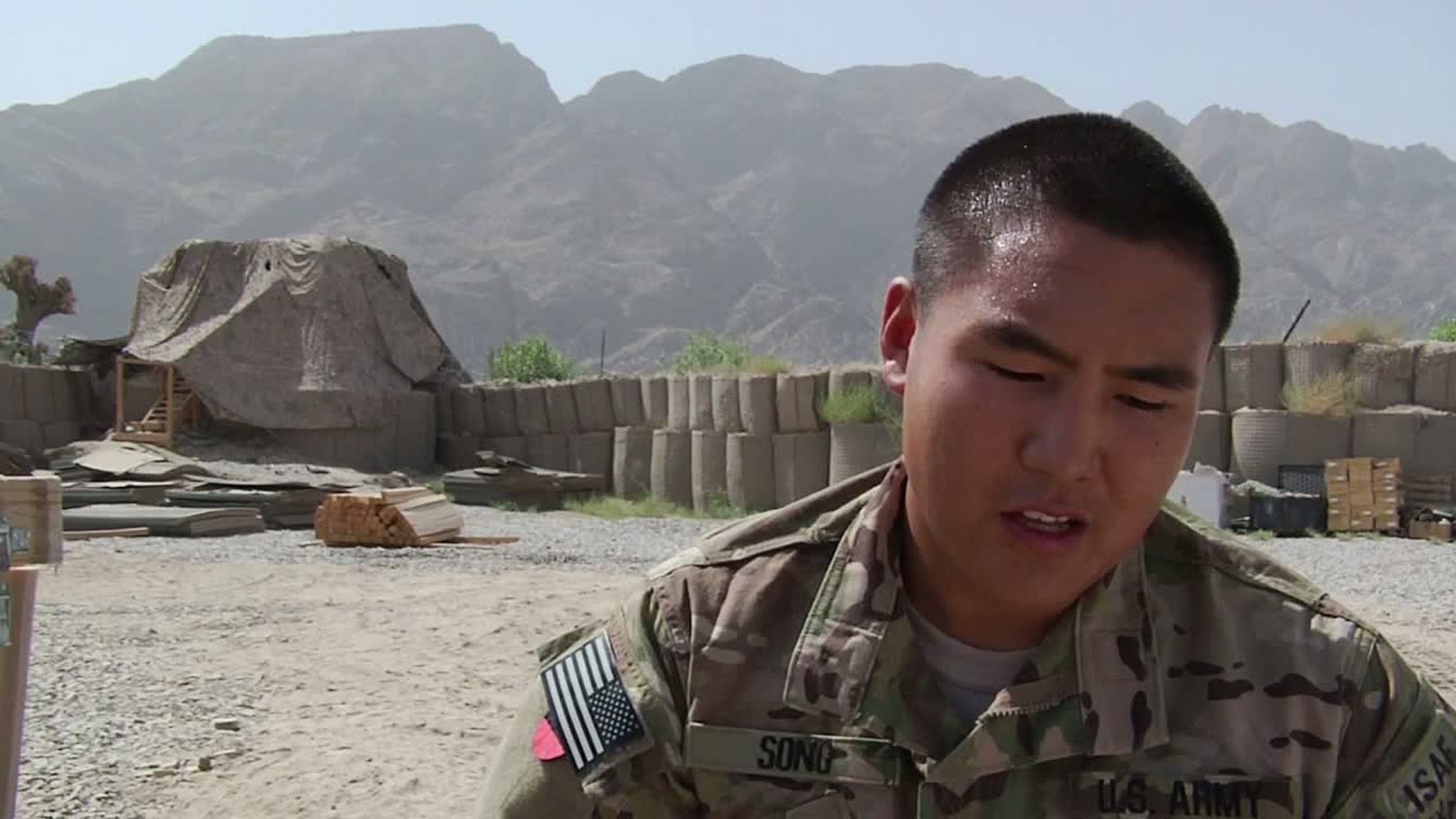 With any military unit, cohesion allows them to work better together. But, what if an infantry platoon leader has to take over a platoon mid-deployment? Sgt. Andrew Milner introduces us to one who found himself in that position. Sound bites from 2nd Lt. Matt Song, Platoon Leader, Alpha Company, 2-87 Infantry. Available in high definition.