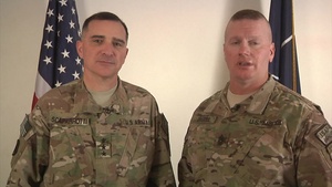 Lt. Gen. Curtis M. Scaparrotti and Command Sgt. Maj. John Troxell