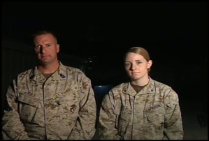 Master Sgt. Michael Noble,Lance Cpl. Kaitlyn Lesly