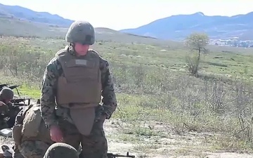 Marines with the Border Advisory Team Particpate in a Weapons Shoot