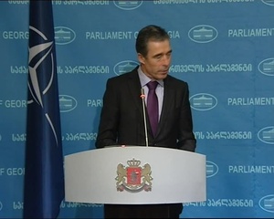 Joint Press Point in Tbilisi by the NATO Secretary General Anders Fogh Rasmussen